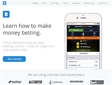 Tablet Screenshot of betspot.net